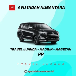 Kami melayani perjalanan dari Bandara Juanda Surabaya ke Magetan dan Madiun maupun sebaliknya dengan sistem antar jemput door to door, sekaligus melayani perjalanan wisata, keluarga, dan bisnis.